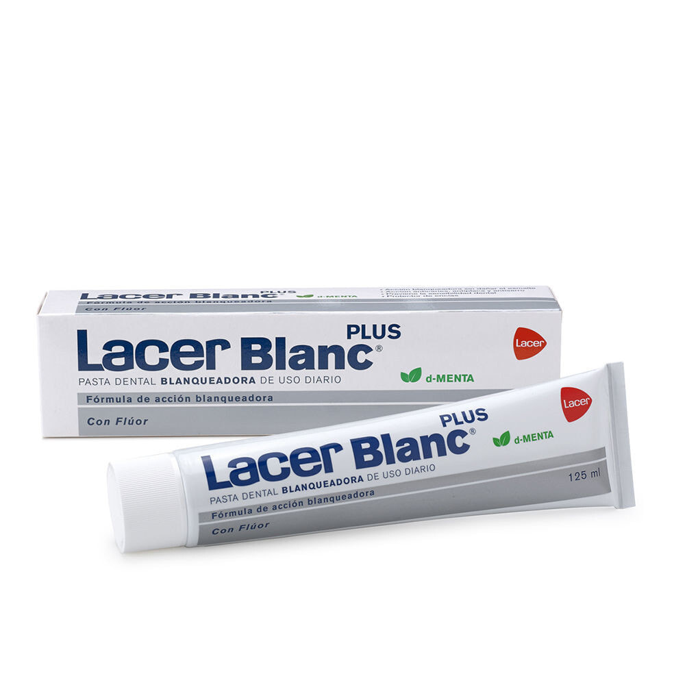 Lacer Blanc Plus Toothpaste Отбеливающая зубная паста для ежедневного использования с мятой и фтором 125 мл
