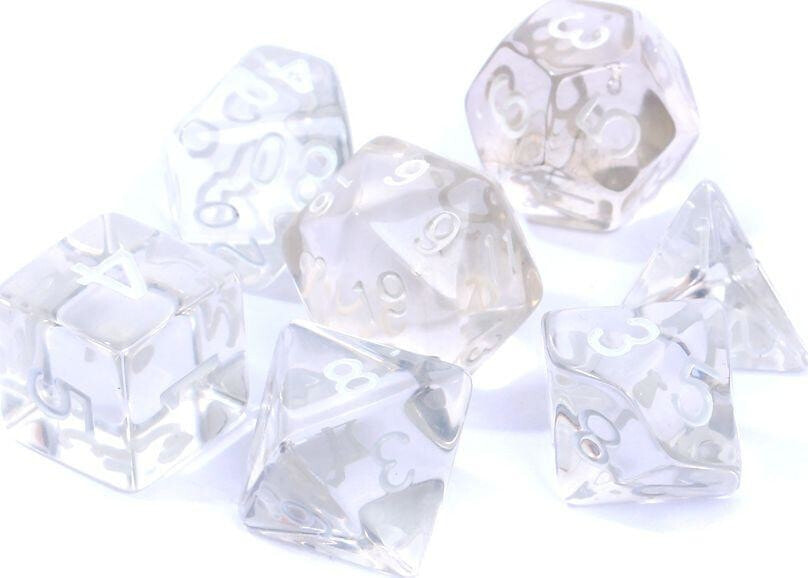 Rebel RPG crystal clear dice set (106263)