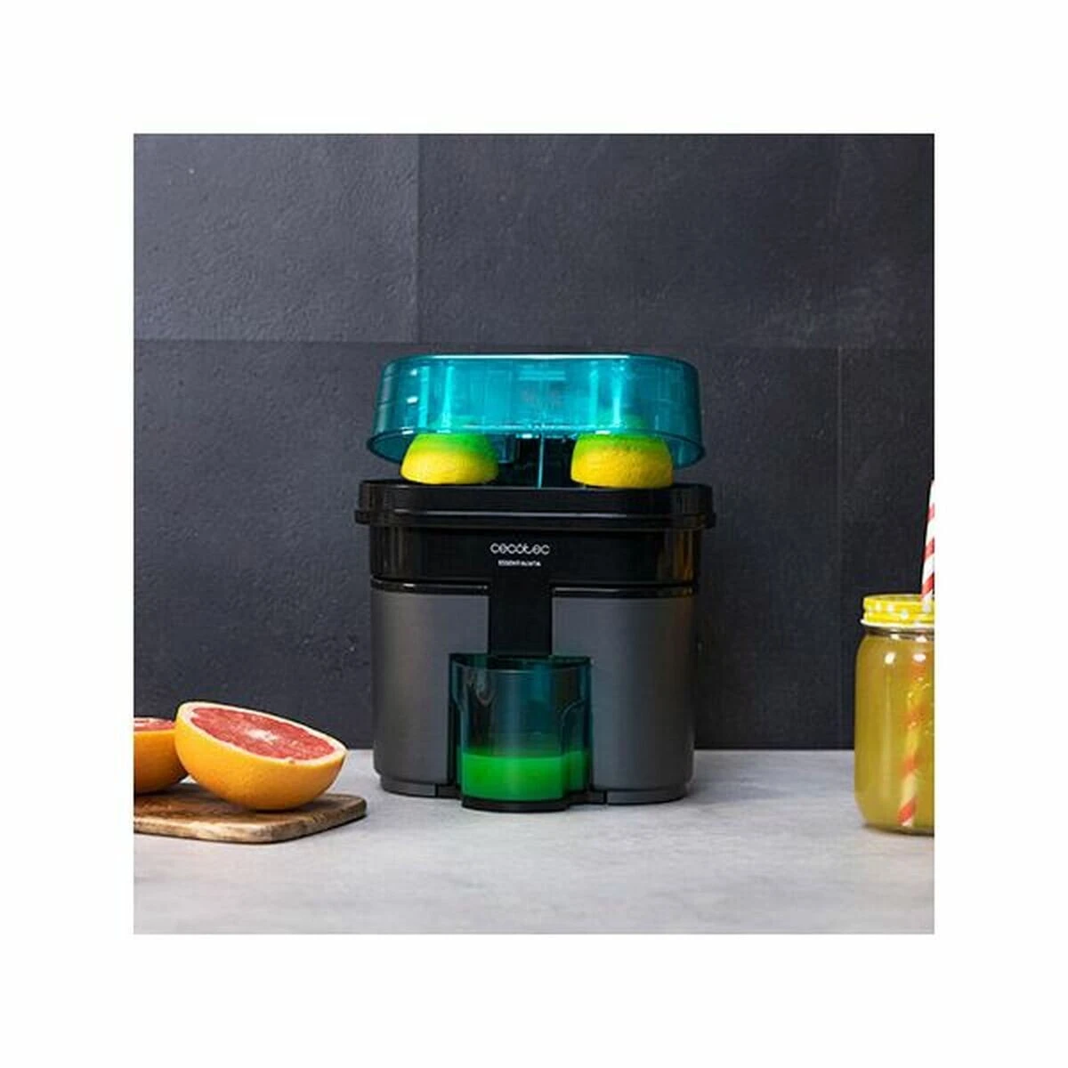 Electric Juicer Cecotec EssentialVita Twice Black 90 W Black
