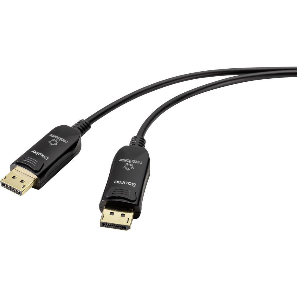 RF-4598012 - 50 m - DisplayPort - DisplayPort - Male - Male - 7680 x 4320 pixels