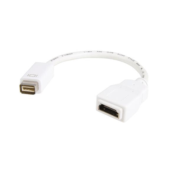 StarTech.com MDVIHDMIMF видео кабель адаптер 0,2 m Mini-DVI HDMI Белый