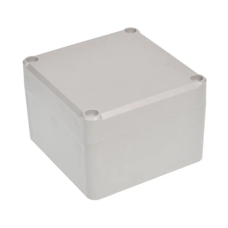 Plastic case Kradex Z111JS ABS with gasket and sleeves IP67 - 82x80x55mm light-colored