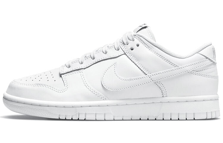 Nike Dunk Low triple white 耐磨防滑 低帮 板鞋 女款 纯白色 / Кроссовки Nike Dunk Low Triple White DD1503-109