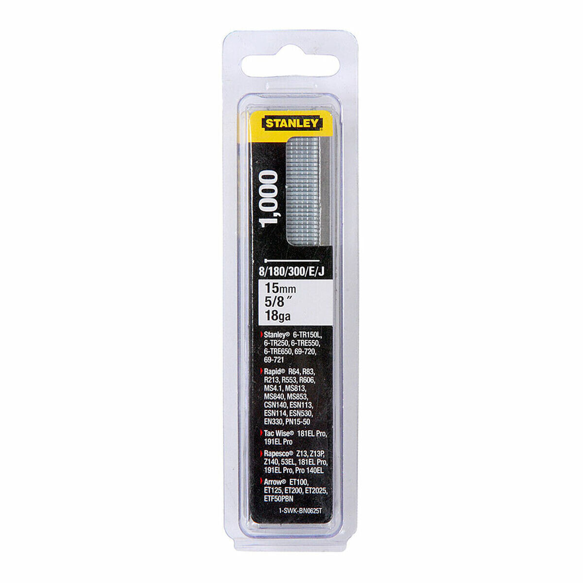 гвоздика Stanley 1-swk-bn0625t 1000 Unidades 15 mm