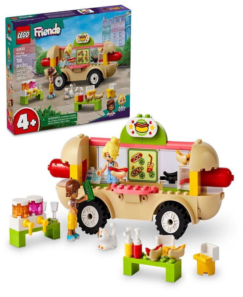 LEGO® friends Hot Dog Food Truck Toy 42633, 100 Pieces