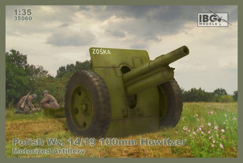 Товар для создания поделок или аппликаций для детского творчества Ibg Model plastikowy Polish Wz.14/19 100 mm Howitzer-Motorized Ar