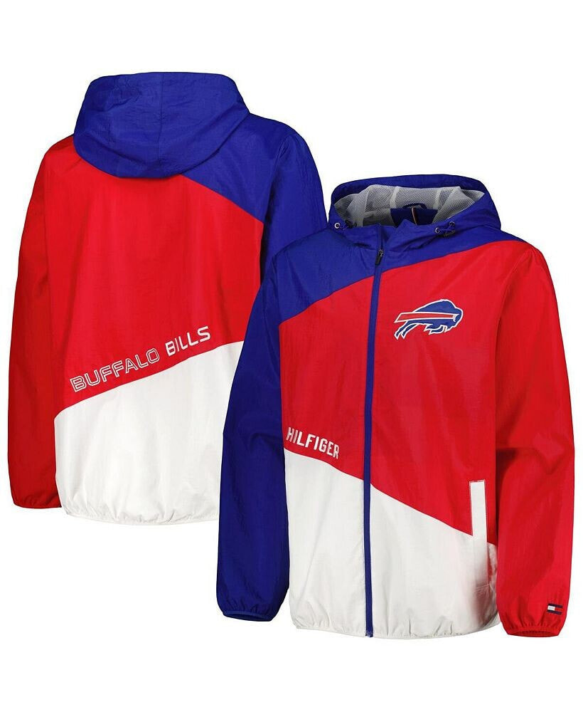 Tommy Hilfiger men's Royal, Red Buffalo Bills Bill Full-Zip Jacket