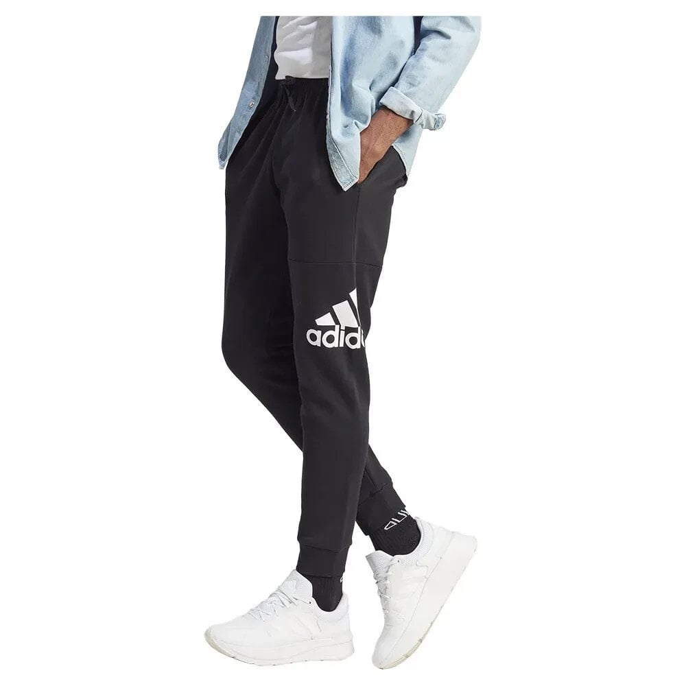 ADIDAS Essentials Fleece Tapered Cuff Big Logo Joggers