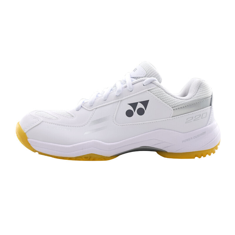 YONEX Power Cushion Badminton Shoes Unisex Low-Top White Silver