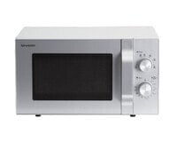 Sharp R204S - Countertop - Solo microwave - 20 L - 800 W - Rotary - Silver