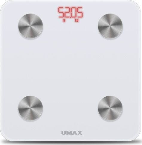 Umax UB605 Smart Scale Умные напольные весы Квадратные Белые
