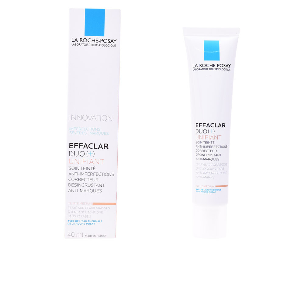 La Roche-Posay Effaclar Duo+ Unifiant Корректирующий оттеночный крем-гель для проблемной кожи 40 мл