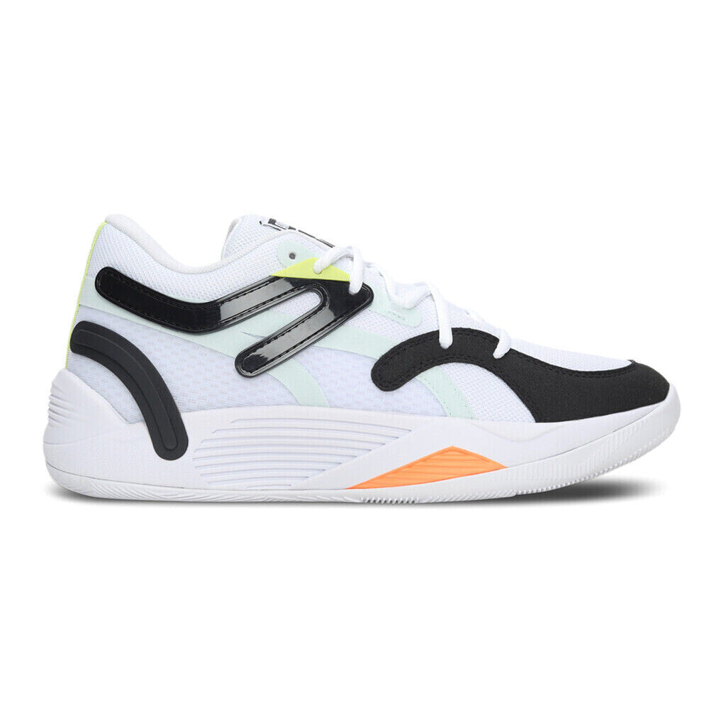 Puma Trc Blaze Court Basketball Mens White Sneakers Athletic Shoes 376582-06