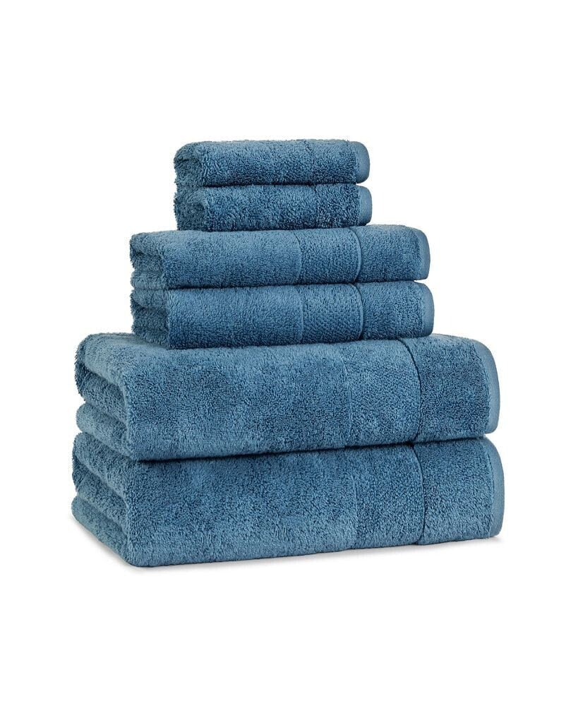 Aston and Arden luxury Solid 6-Piece Bath Towel Set, 600 GSM, Soft 100% Turkish Cotton Bathroom Towels, Made in Turkey, 2 Bath Towels, 2 Hand Towels, 2 Washcloths