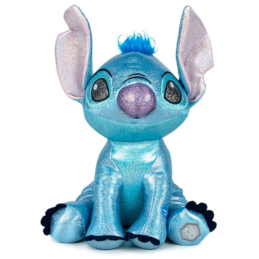 PLAY BY PLAY Stitch 100Th Disney Glitter Stuffed With 28 cm Sound