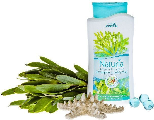 Joanna Naturia Seaweed Extract Shampoo Conditioner Шампунь+кондиционер экстрактом водорослей для всех типов волос 500 мл