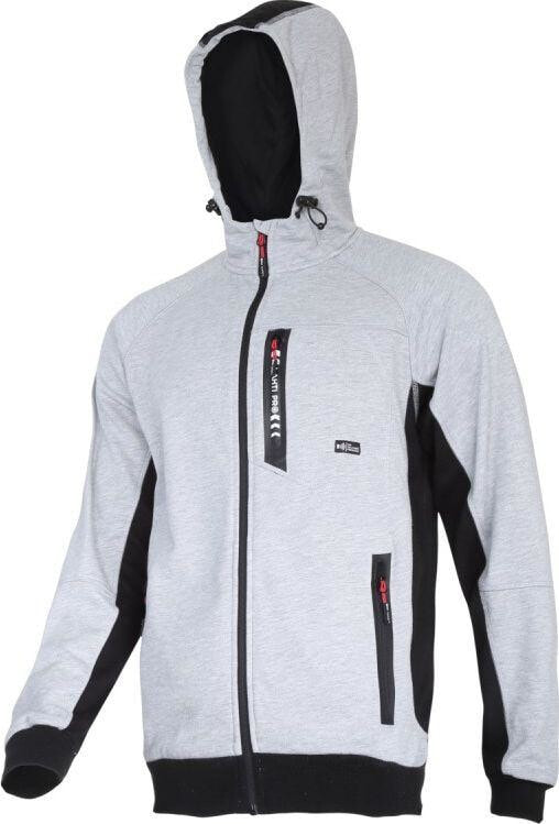 Lahti Pro hoodie with zipper gray-black, "2XL" (L4012605)