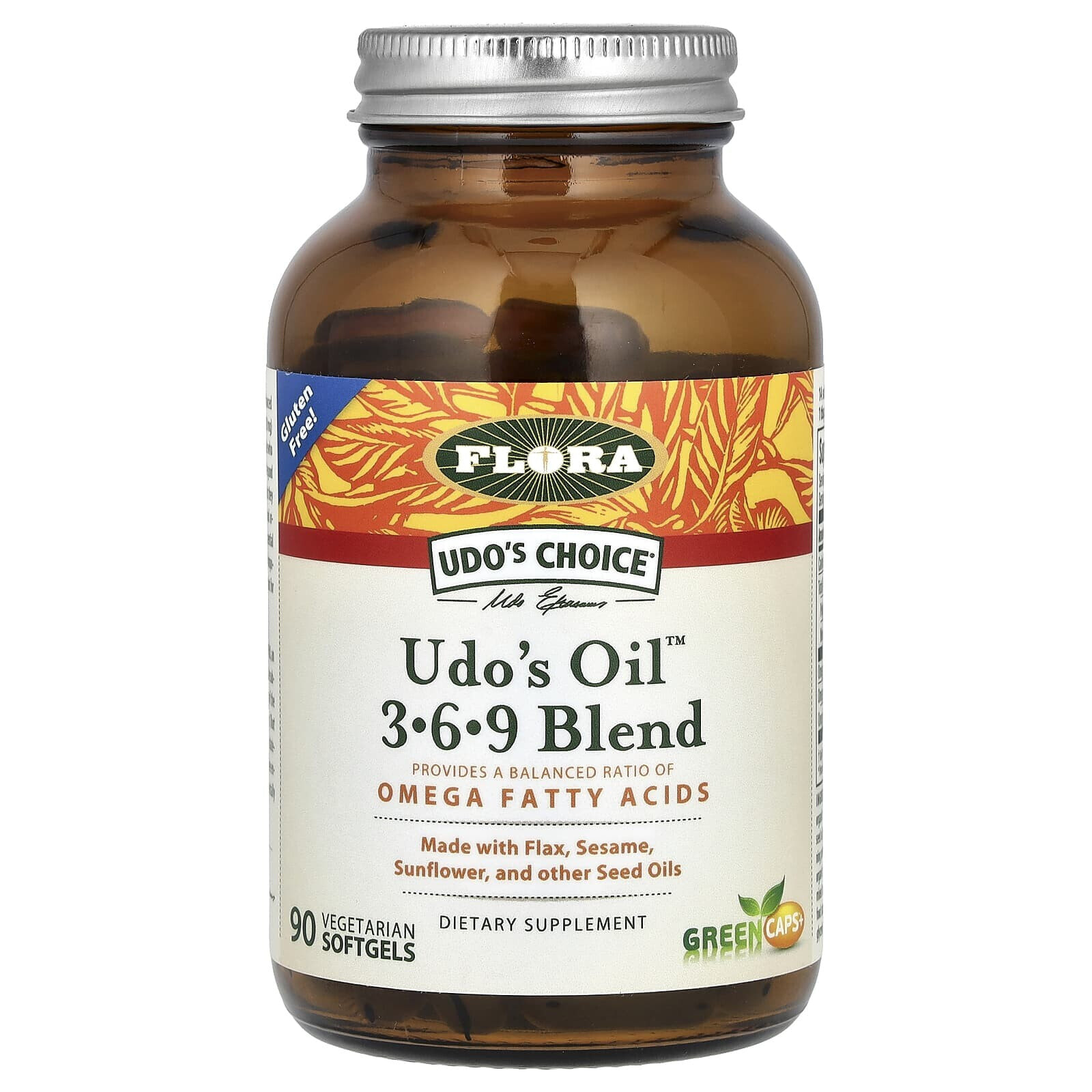 Udo's Choice, Udo's Oil 3-6-9 Blend, 180 Vegetarian Softgels