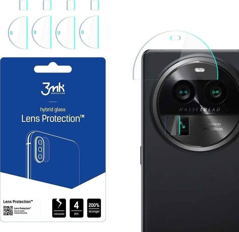 3MK 3MK Lens Protect Oppo Find X6 Pro Ochrona na obiektyw aparatu 4szt