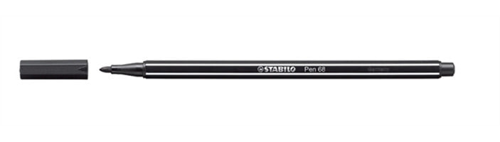 STABILO Pen 68 фломастер Черный 68-46