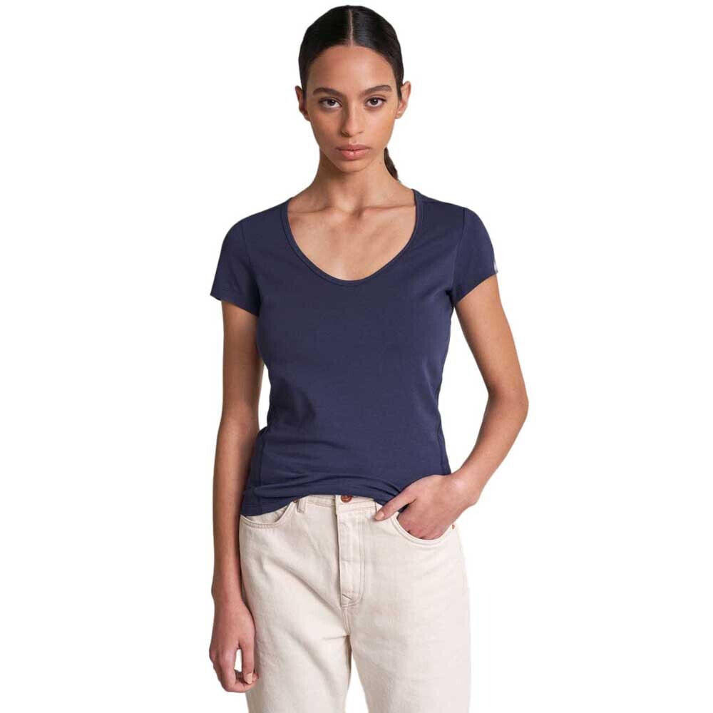 SALSA JEANS Timeless Round Neck Lyocell Short Sleeve T-Shirt