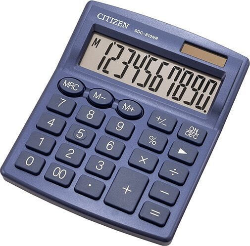 Citizen calculator Citizen calculator SDC810NRNVE, dark blue, desktop, 10 places, dual power supply