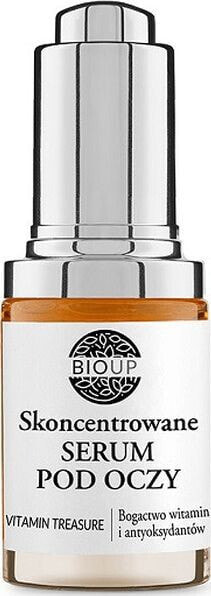 Bioup Skoncentrowane serum pod oczy - Vitamin treasure z retinolem, 15 ml