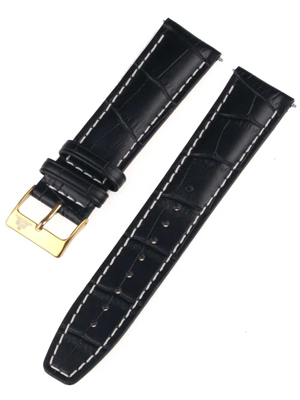 Ремешок или браслет для часов Rothenschild mid-17757 Universal Strap 22mm Black, Gold buckle