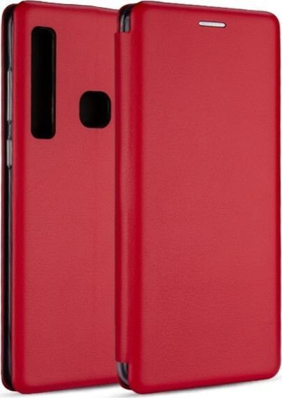 чехол книжка кожаный красный Huawei P40