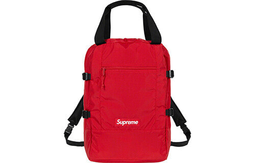 Supreme SS19 Tote Backpack 托特包双肩包 红色 / Рюкзак Supreme SS19 Tote Backpack SUP-SS19-915