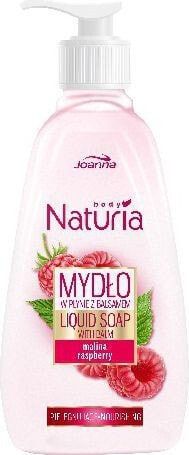 Joanna Naturia Liquid Soap With Balm Крем-мыло с экстрактом малины и глицерином  500 мл