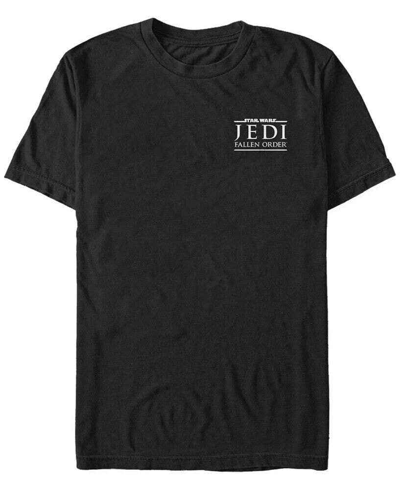 Fifth Sun star Wars Men's Jedi Fallen Order Left Chest Logo T-shirt