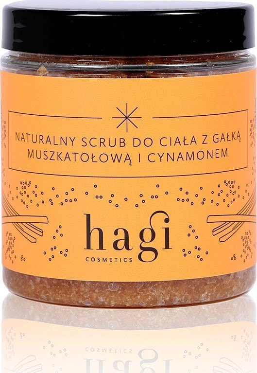 Hagi Nutmeg and Cinnamon Natural Body Scrub Натуральный скраб для тела с мускатным орехом и корицей 280 г