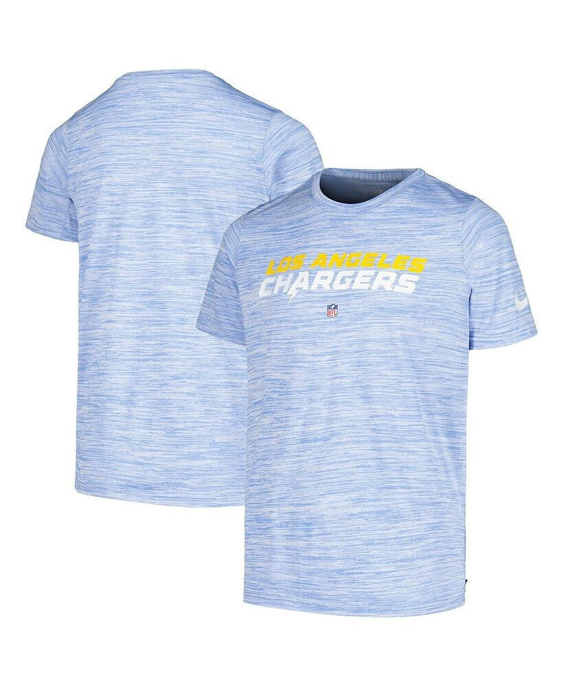 Nike big Boys Powder Blue Los Angeles Chargers Sideline Velocity Performance T-shirt