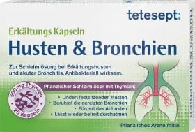 Erkältungskapseln Husten & Bronchien, 20 St