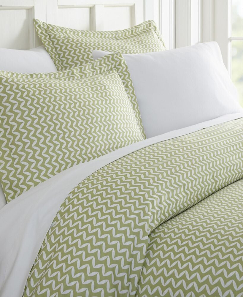 ienjoy Home tranquil Sleep Patterned Duvet Cover Set by The Home Collection, King/Cal King