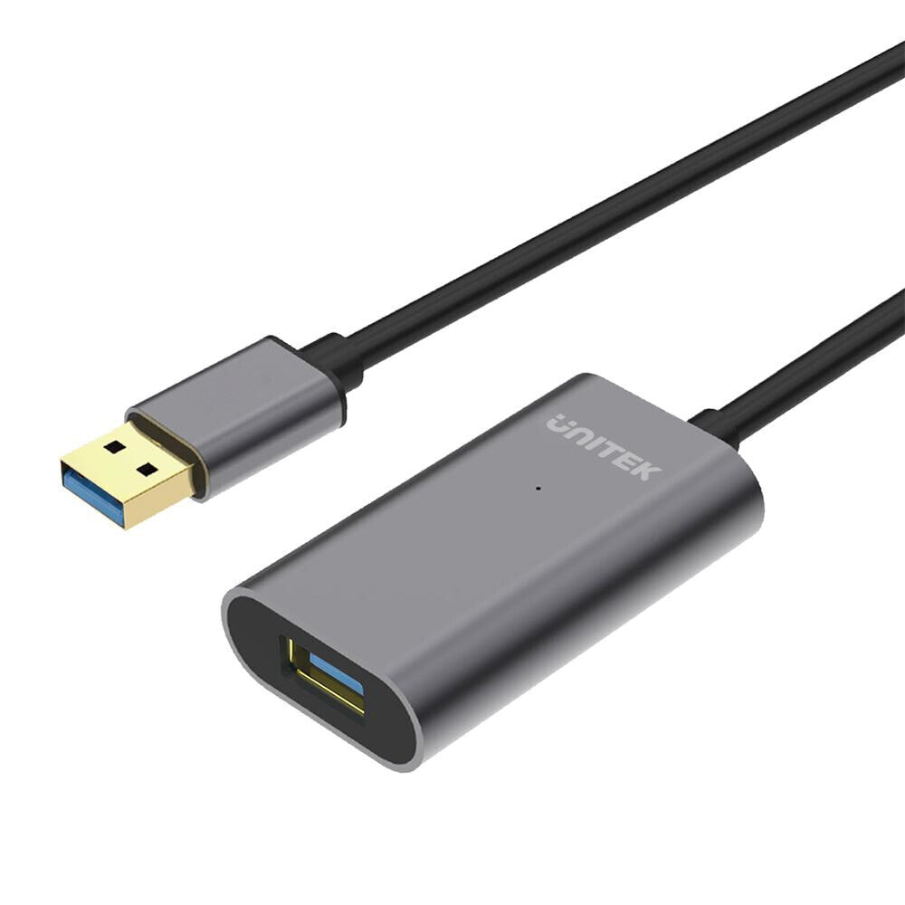 Unitek International UNITEK Y-3005 - 10 m - USB A - USB A - USB 3.2 Gen 1 (3.1 Gen 1) - 5000 Mbit/s - Grey