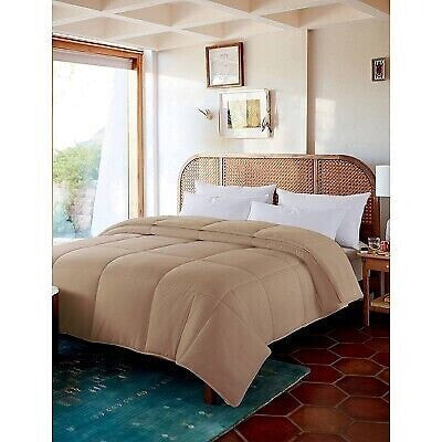 King Cozy Down Alternative Bed Blanket Tan - St. James Home