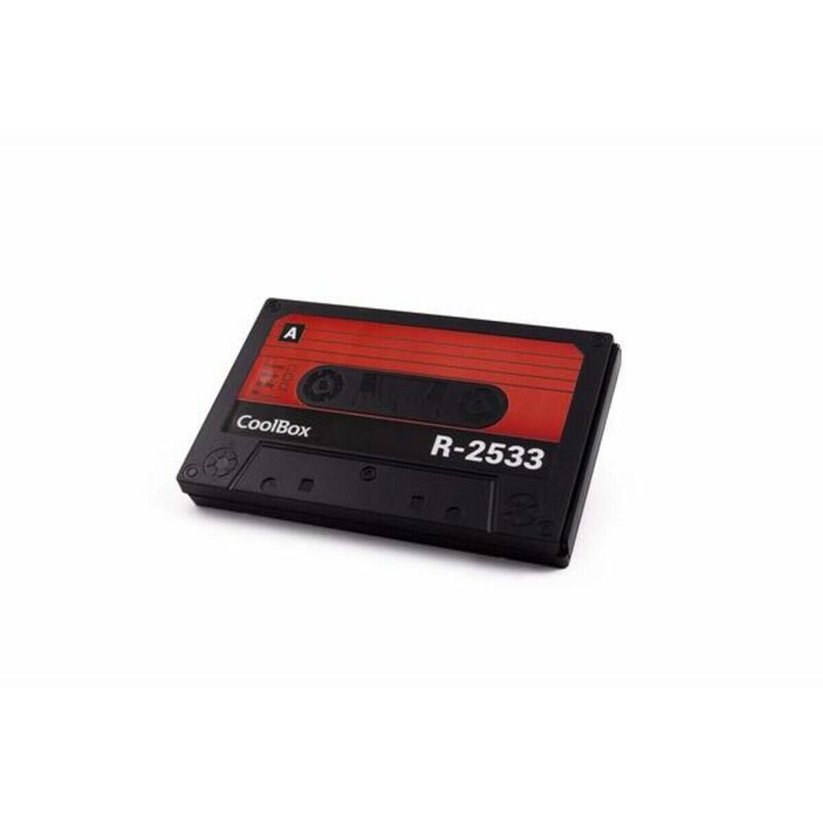 CoolBox SlimChase R-2533 Чехол дляжестких и твердотельных дисков Черный, Красный 2.5