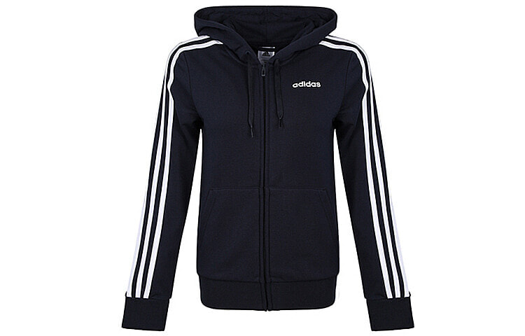 adidas 运动训练夹克 女款 黑色 / Куртка Adidas DP2419 Trendy Clothing Featured Jacket