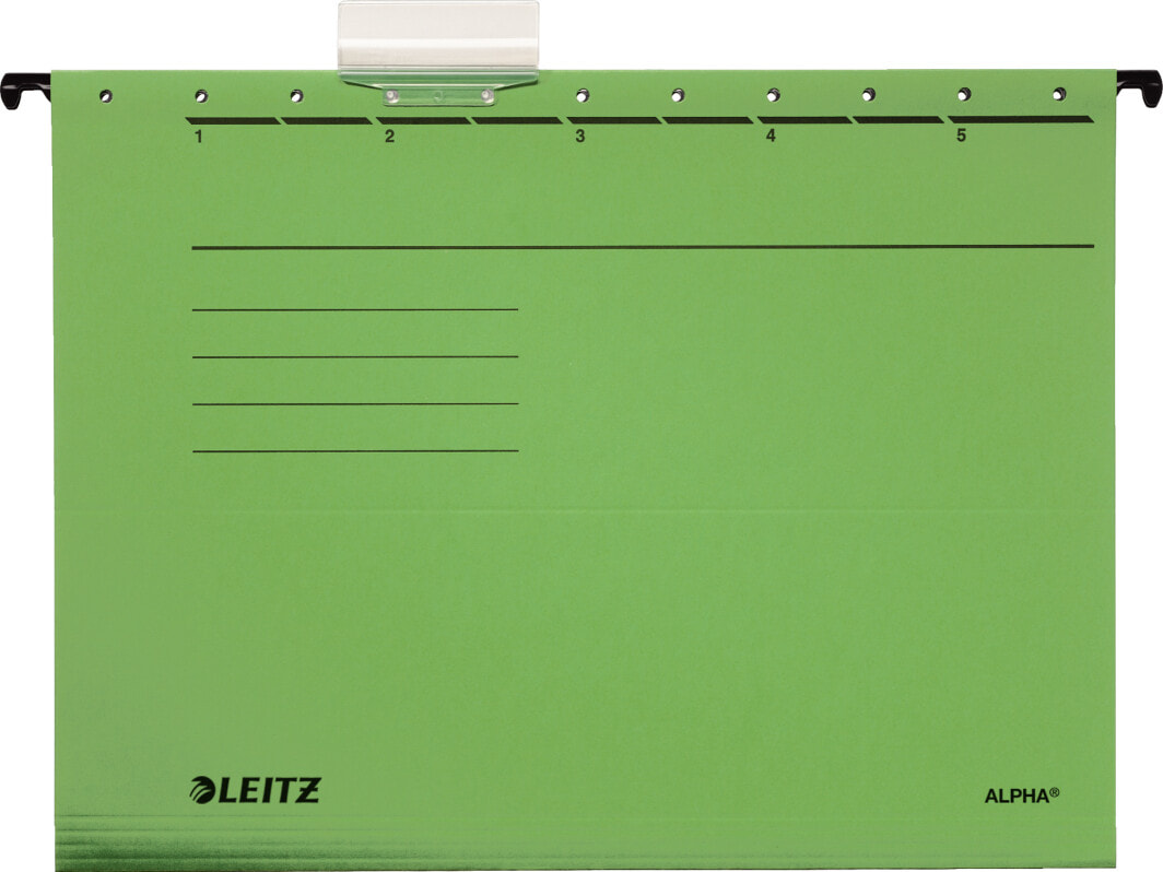 Школьный файл или папка Leitz Teczka zawieszana A4, ALPHA, zielona (19850055)