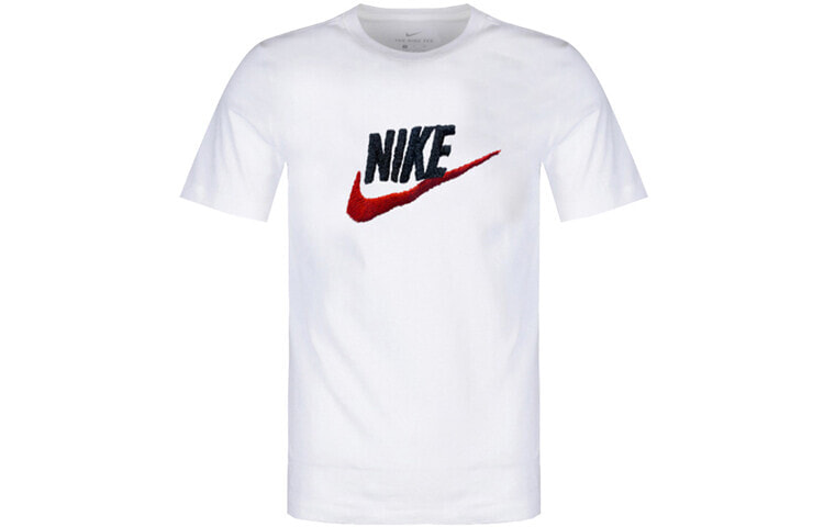 Nike Logo圆领短袖T恤 男款 白色 / Футболка Nike LogoT AR4994-100
