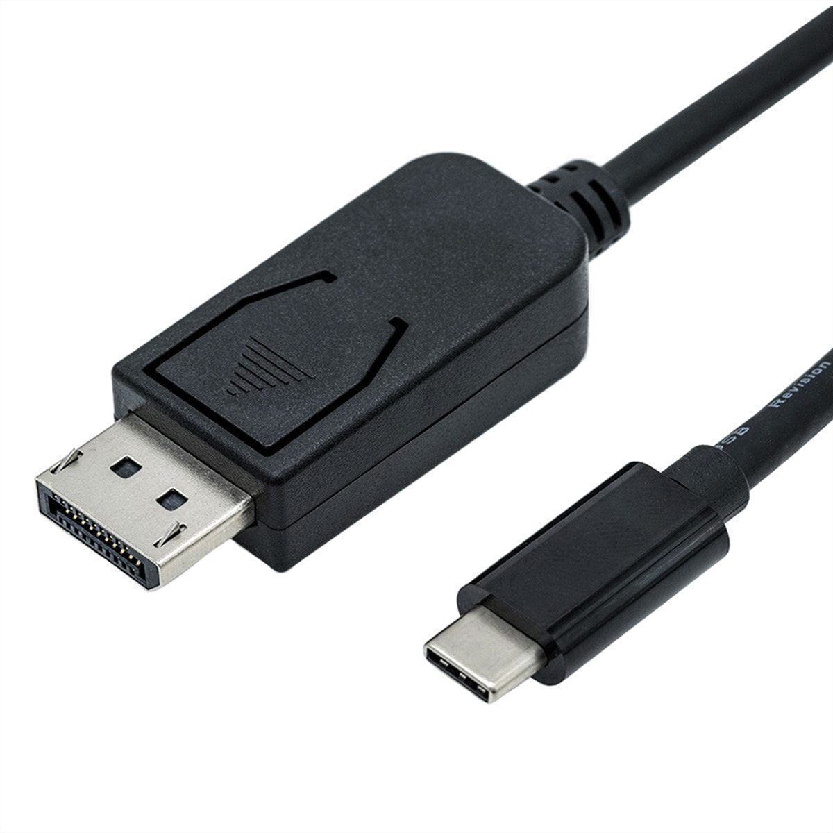 ROLINE 11.04.5845 видео кабель адаптер 1 m DisplayPort USB Type-C Черный