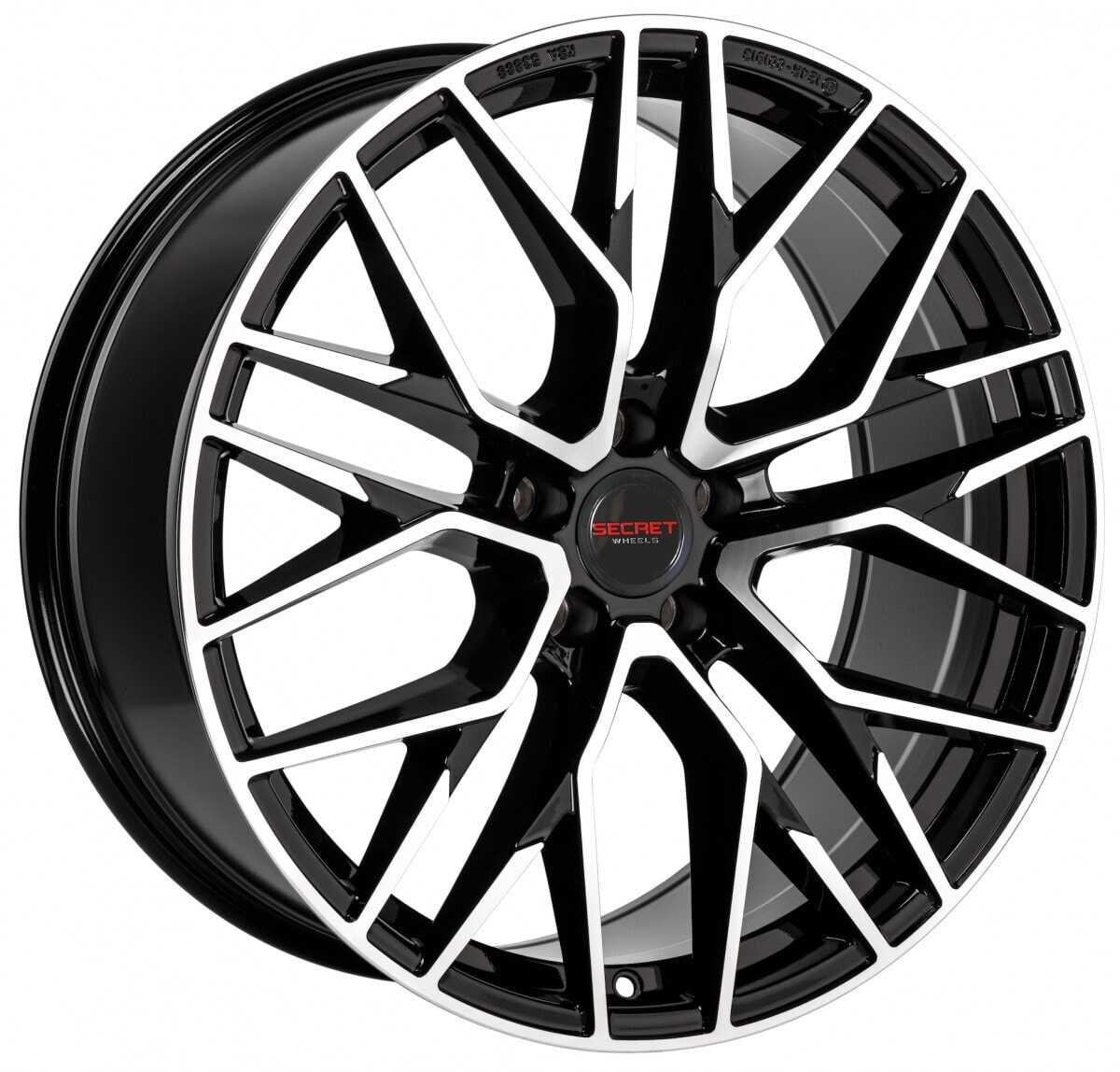 Колесный диск литой Secret Wheels SW4 black polish 8x18 ET45 - LK5/112 ML66.6