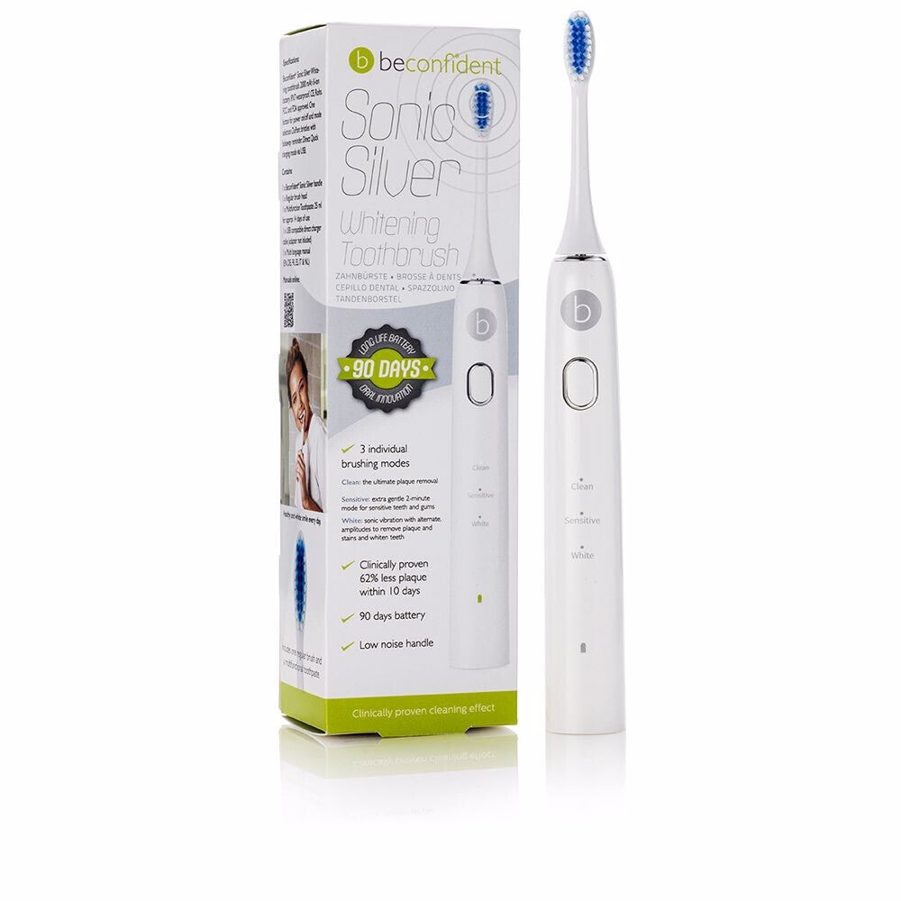 SONIC SILVER electric whitening toothbrush #white/silver