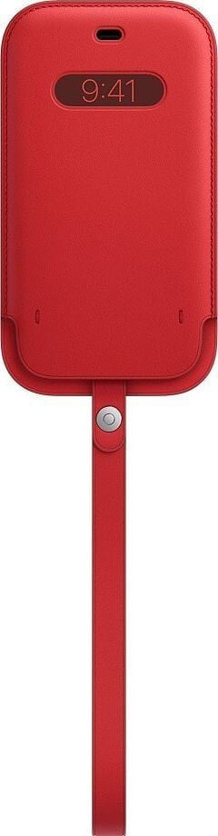 Кожаный чехол Apple с MagSafe для iPhone 12 Pro Красный