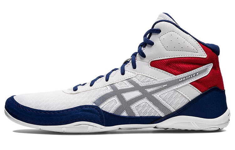 Asics Matflex 6 网眼 摔跤 高帮 训练鞋 男款 白蓝 / Кроссовки Asics Matflex 6 1081A021-100