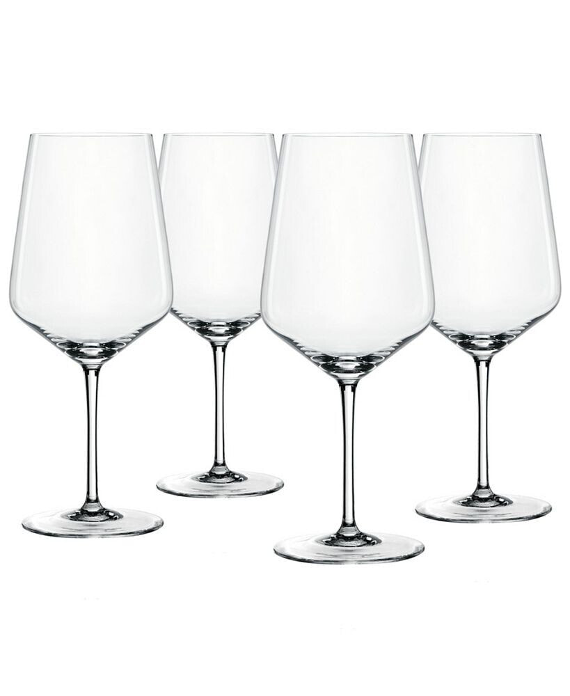 Spiegelau style Burgundy Wine Glasses, Set of 4, 22.6 Oz
