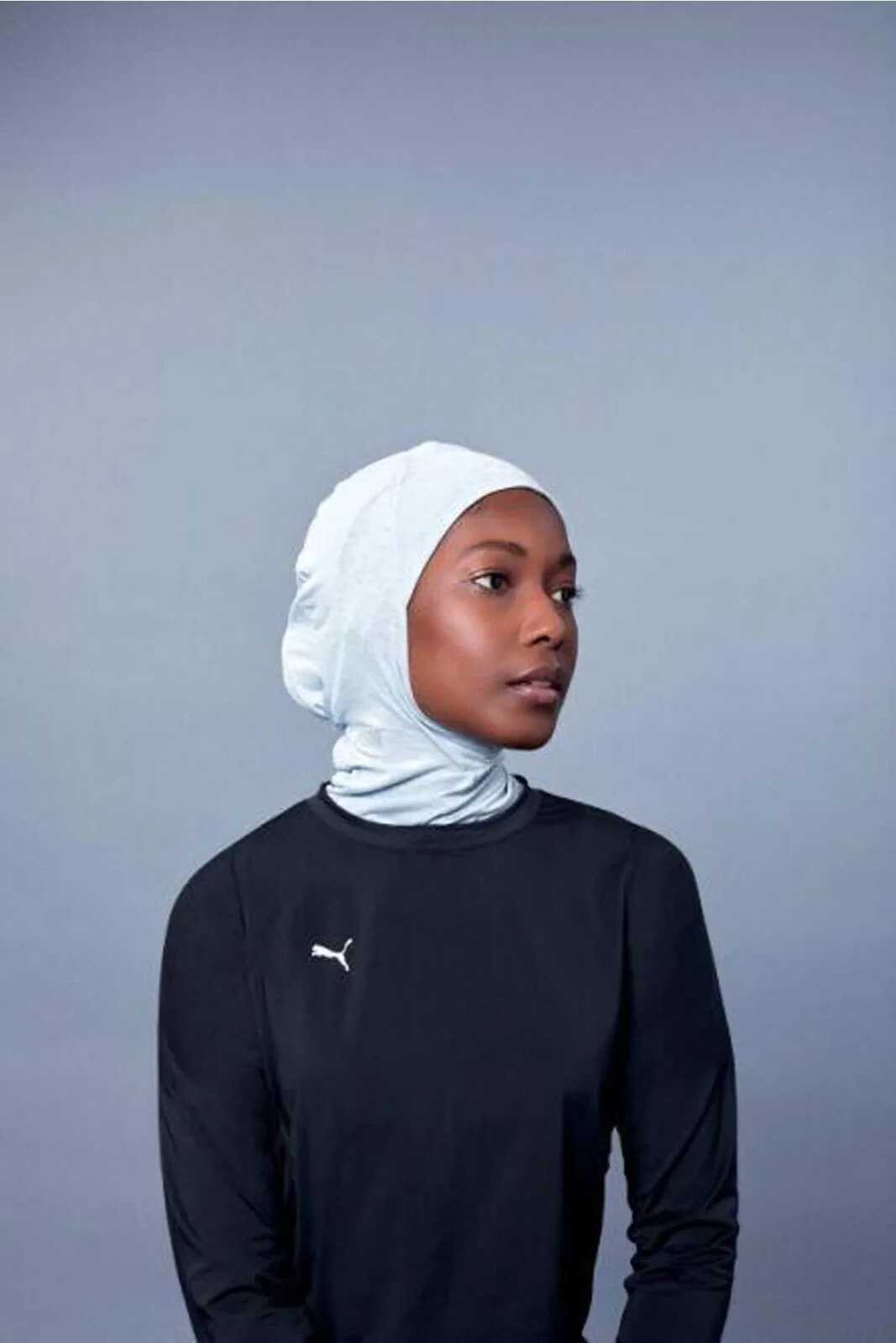 Sports Hijab Platin Gri Unisex Hijab