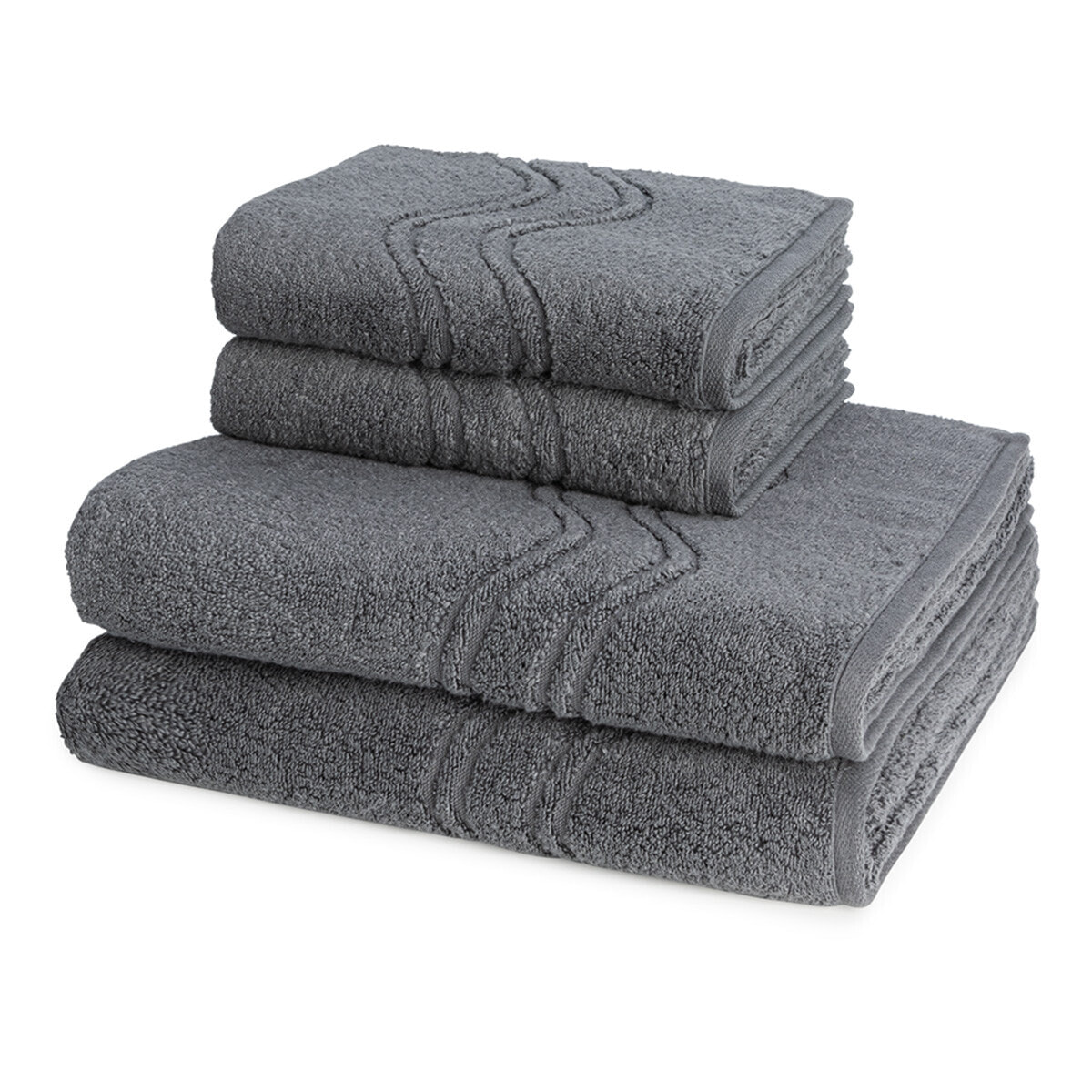 Cashmere feeling Handtuch-Set (4-teilig)